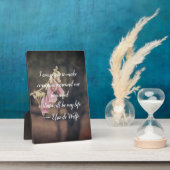 エルシデウルフェ引用文プラーク フォトプラーク (側面)