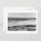 エルシノーレ湖、CA航空町とレイクビュー ポストカード (正面/裏面)