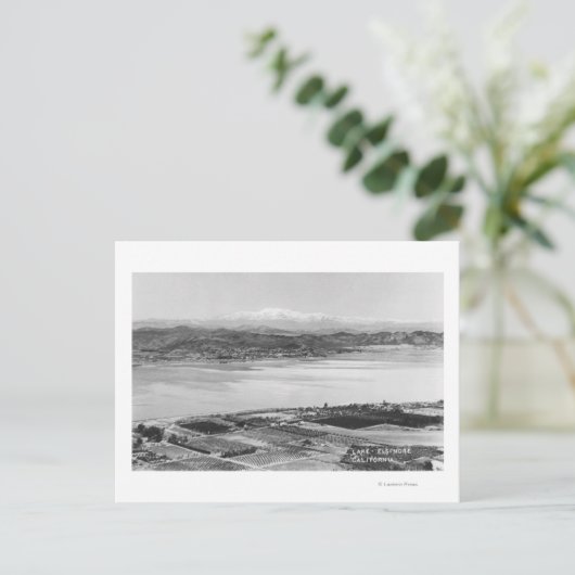 エルシノーレ湖、CA航空町とレイクビュー ポストカード (スタンド正面)