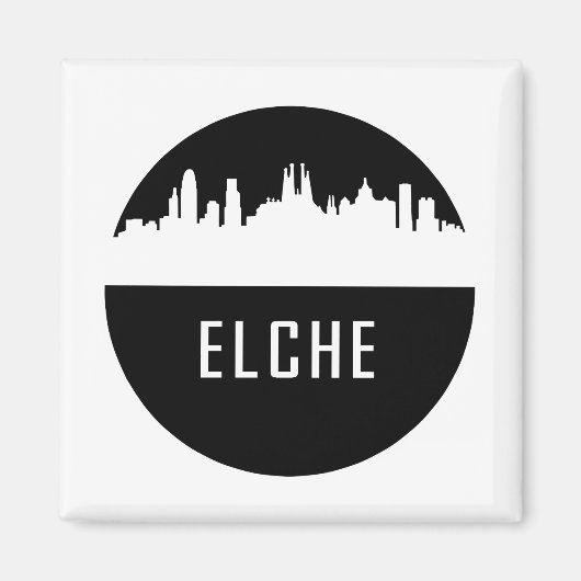 エルシュ |スペインの都市 マグネット (正面)
