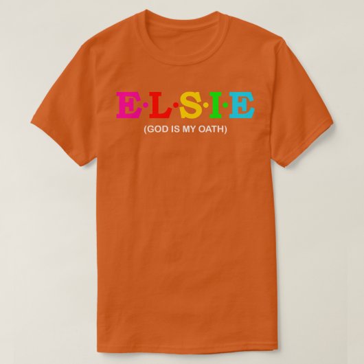エルシー神は私の誓いだ1 Tシャツ (デザイン正面)