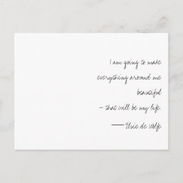 エルシー・デ・ウルフ葉書 ポストカード