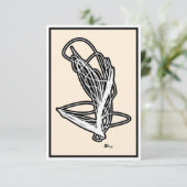 エルジェフデザイン南主義者フラットサンキューカード サンキューカード (スタンド正面)