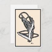 エルジェフデザイン南主義者フラットサンキューカード サンキューカード (正面/裏面)