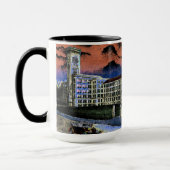 エルジンウォッチカラフルファクトリー水彩1920アート マグカップ (左)