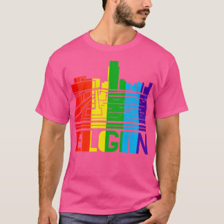 エルジンプライドエルジンLGBTギフトLGBTQサポーターTee P Tシャツ