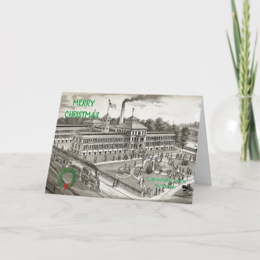 エルジン国立時計会社エルジン・イリノイ1871 シーズンカード (正面)