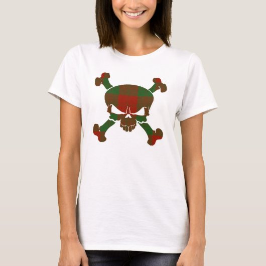 エルスキンタータンチェックスカルノバナーシャツ Tシャツ (正面)