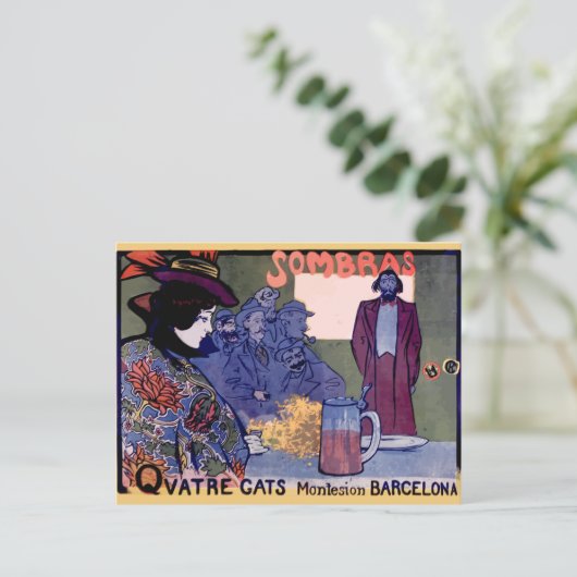 「エルスクアトレガッツ」カルテルモデニスタデラモンカサス ポストカード (スタンド正面)