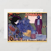 「エルスクアトレガッツ」カルテルモデニスタデラモンカサス ポストカード (正面/裏面)