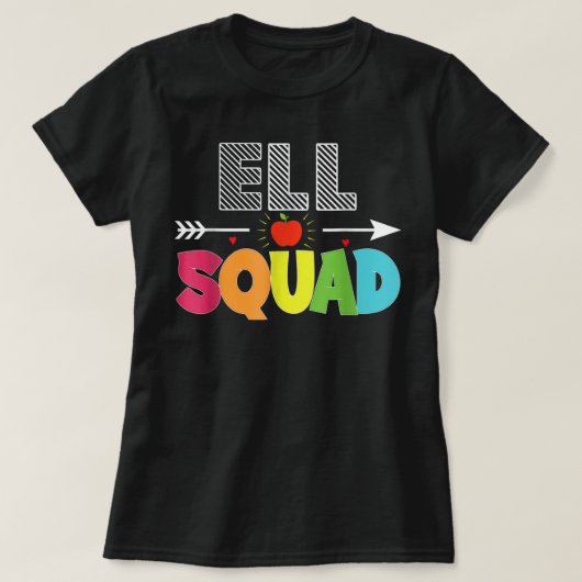 エルスクワッド新学期先生学生Tシャツ Tシャツ (デザイン正面)