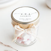 エルスミア お気に入りのギフト クラシック ラウンド ステッカー