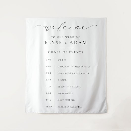 エルスミア イベントの順番 ようこそ タペストリー (正面)