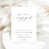 エルスミア ミニマリストエンゲージメントパーティー 招待状