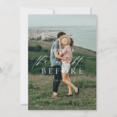 エルスミア モダン ミニマリスト リハーサル ディナー 招待状 (裏面)