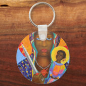 エルズリーダントルブラックマドンナブードゥーニューオーリンズ キーホルダー (正面)