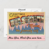 エルズワースからの挨拶 ポストカード (正面/裏面)