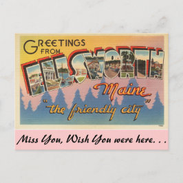 エルズワースからの挨拶 ポストカード