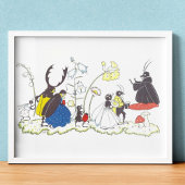 エルゼ・ヴェンツ・ヴィートアによるヴィンテージイラスト ポスター