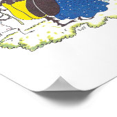 エルゼ ヴェンツ ヴィートアによるヴィンテージ イラスト ポスター (角)