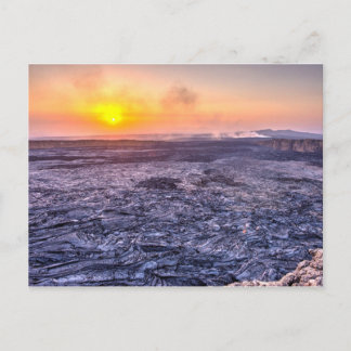 エルタエール火山、エチオピア葉書 ポストカード