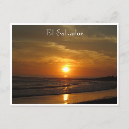 エルタンコの夕日 ポストカード (正面)