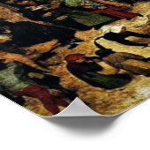 エルダーアートのPieter Bruegelベツレヘムの国勢調査 ポスター (角)