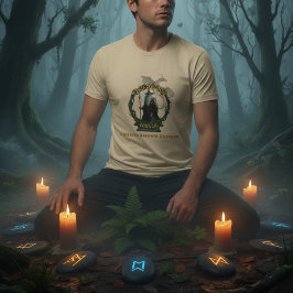 エルダーウッド評議会の大主司祭エルドリック ファンタジーウィザード Tシャツ