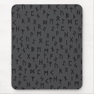 エルダーフサルクのルーン文字 マウスパッド