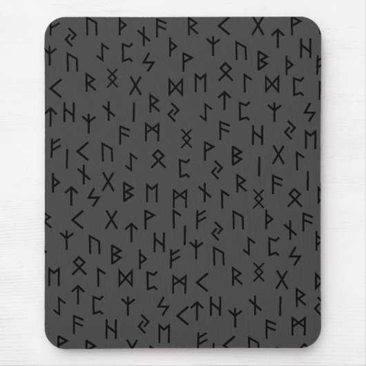 エルダーフサルクのルーン文字 マウスパッド (正面)
