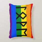 エルダーフタークルラブプライド国旗 アクセントクッション (正面(垂直))