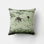 エルダーフラワーの昆虫 クッション (裏面)