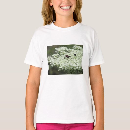 エルダーフラワーの昆虫 Tシャツ (正面)