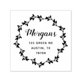 エルダーフラワーエレガントファミリーゴムスタンプ セルフインキングスタンプ (デザイン)