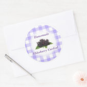 エルダーベリーコーディアルラベル ラウンドシール (封筒)