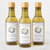 エルダーベリ素朴ーシロップボトルラベルシール ワインラベル (ボトル)