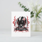 エルチュパカブラザゴート吸盤 ポストカード (スタンド正面)