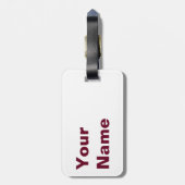 エルチュパカブラ ラゲッジタグ (裏面縦)