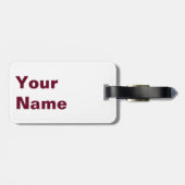 エルチュパカブラ ラゲッジタグ (裏面横)