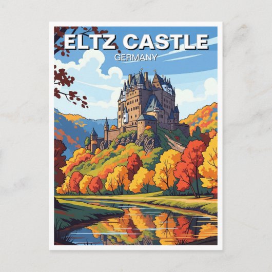 エルツキャッスルドイツトラベル ポストカード (正面)