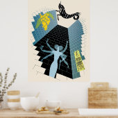 エルテザ〔占星術の〕十二宮図スイート山羊座 ポスター (キッチン)