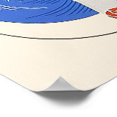 エルテザ〔占星術の〕十二宮図スイート《星座》乙女座 ポスター (角)