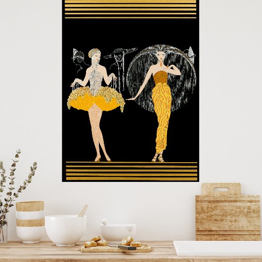 エルテ朝の日 ポスター (キッチン)