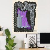 エルテ – ザ〔占星術の〕十二宮図スイートアクエリアス ポスター (ホームオフィス)