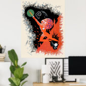 エルテ – ザ〔占星術の〕十二宮図スイートアリー ポスター (ホームオフィス)