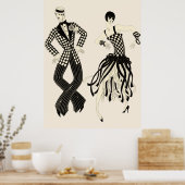 エルテ – チャールストンカップル ポスター (キッチン)