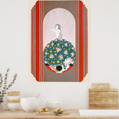 エルテ – ヴィーナスの春ドレス ポスター (キッチン)