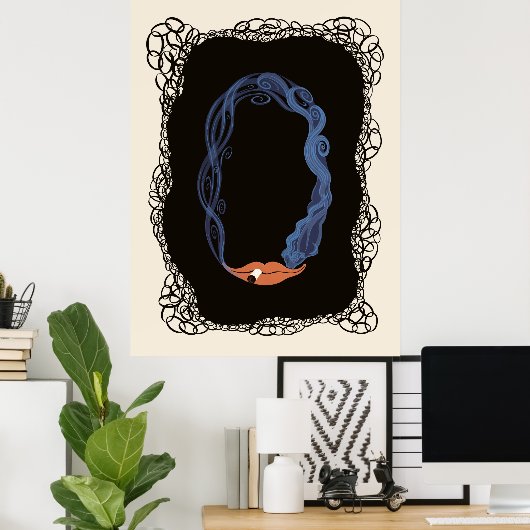 エルテ – 数字スイート、数字0 ポスター (ホームオフィス)