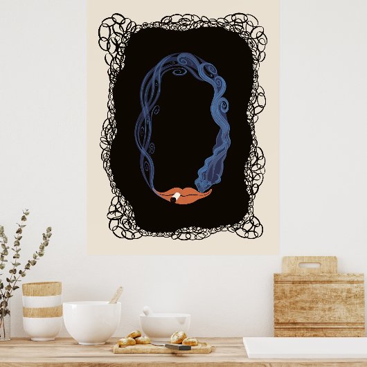 エルテ – 数字スイート、数字0 ポスター (キッチン)