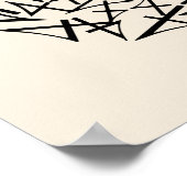 エルテ – 数字スイート、数字4 ポスター (角)